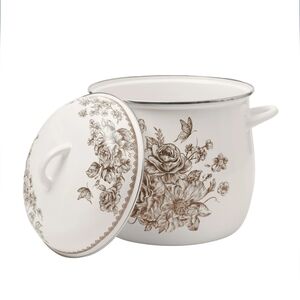 ❤️ 2025 The Pioneer Woman Agatha Brown  12 Qt Stock Pot Cookware